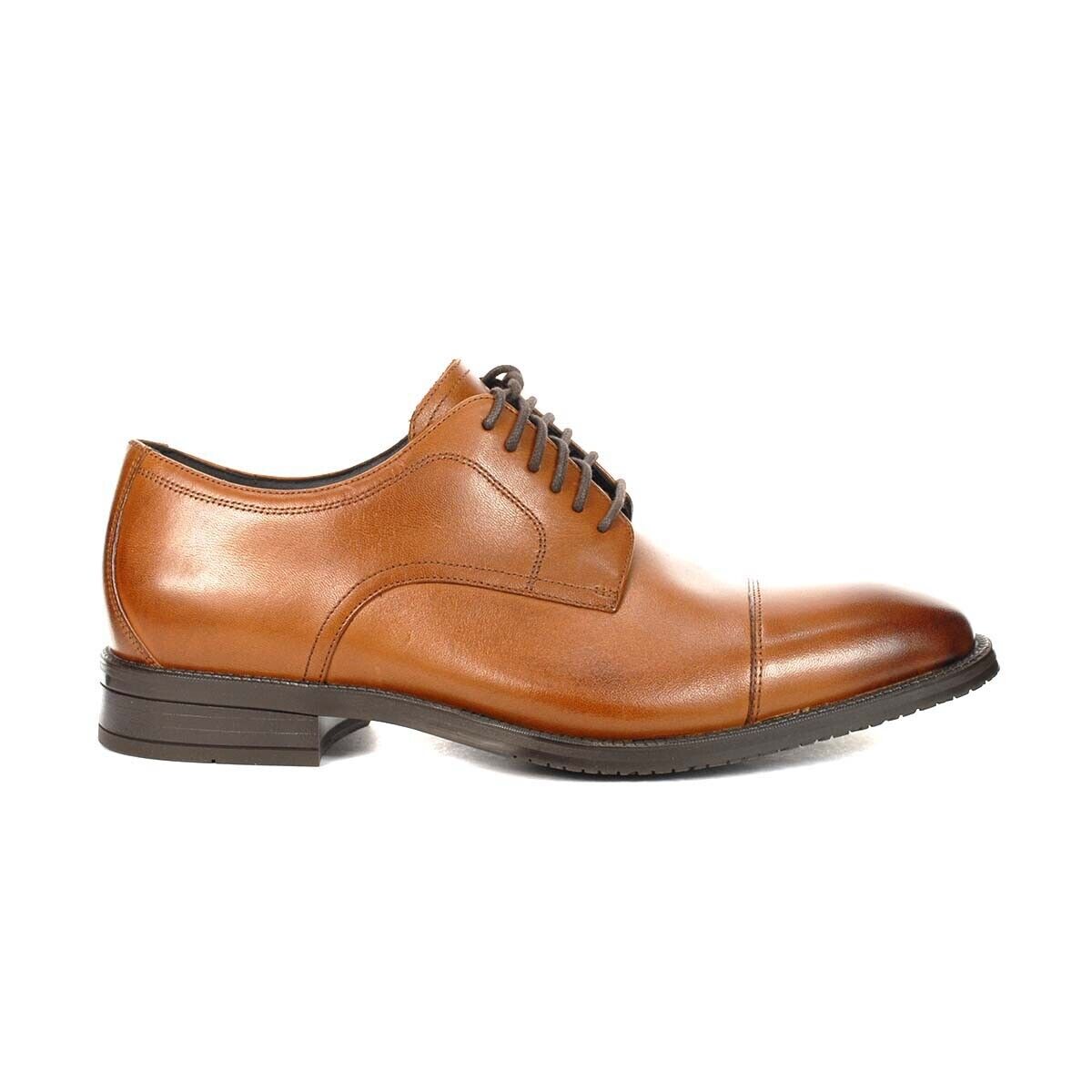 Cole Haan Men's Cap Toe Tan Leather Oxfords